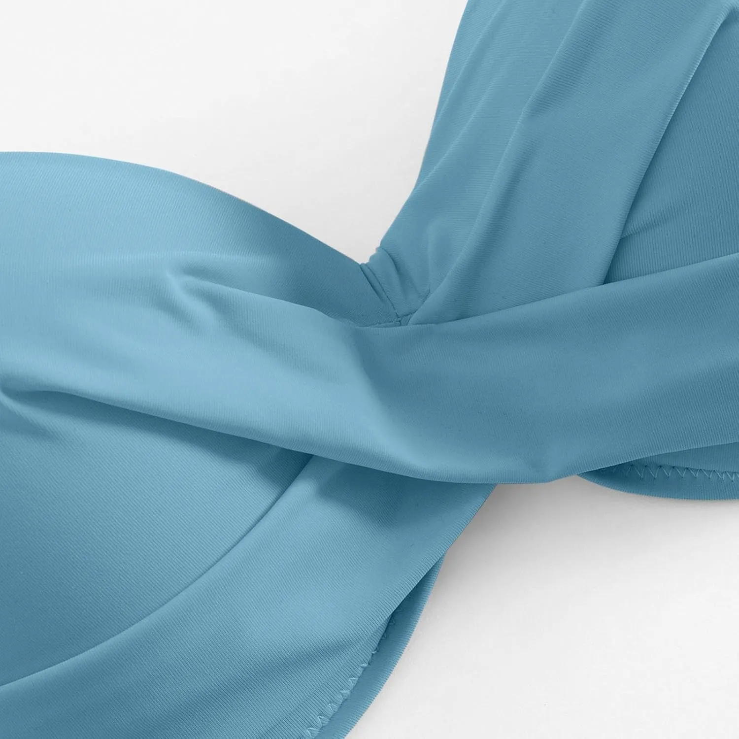 Swim Suits for Women Trendy Backless Pure Tummy Control Bikini Modest Bathing Suit Fashion Bandeau Swimsuits