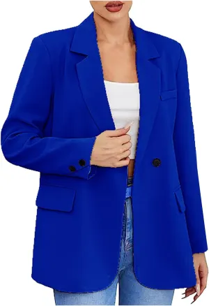 TARIENDY Womens Blazers Dressy Casual Women's Plus Size Casual Blazers Long Sleeve Jackets Open Front Office Cardigan 2025