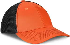 Tirrinia Adjustable Closure Orange Hunting Neon Basics Cap - Low Profile Tangerine Safety Baseball Hat with Blaze