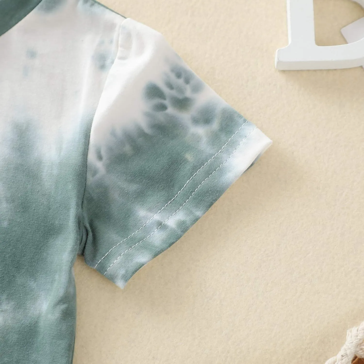 Toddler Baby Boys Outfits Tie Dye T-Shirt and Shorts Suit 2Pcs Summer Clothes Set