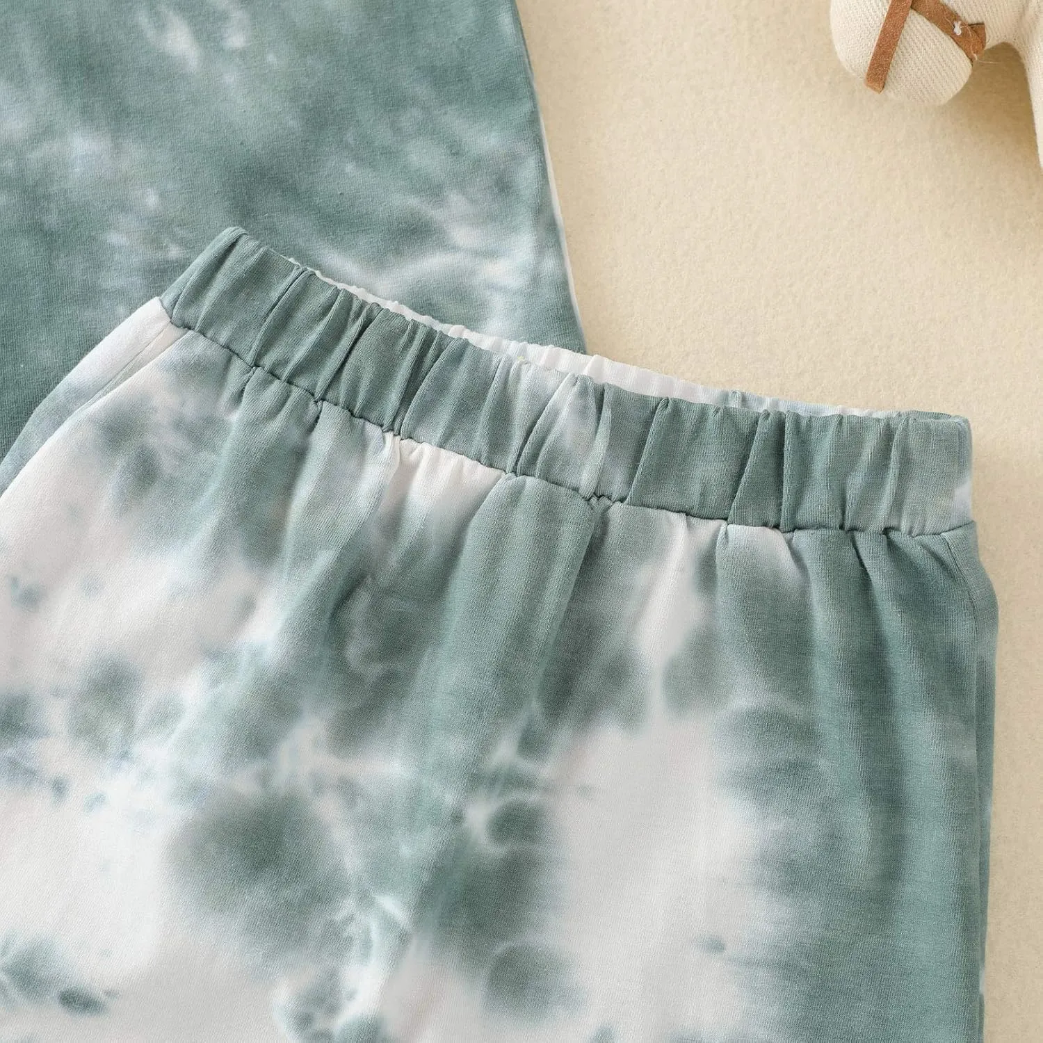 Toddler Baby Boys Outfits Tie Dye T-Shirt and Shorts Suit 2Pcs Summer Clothes Set