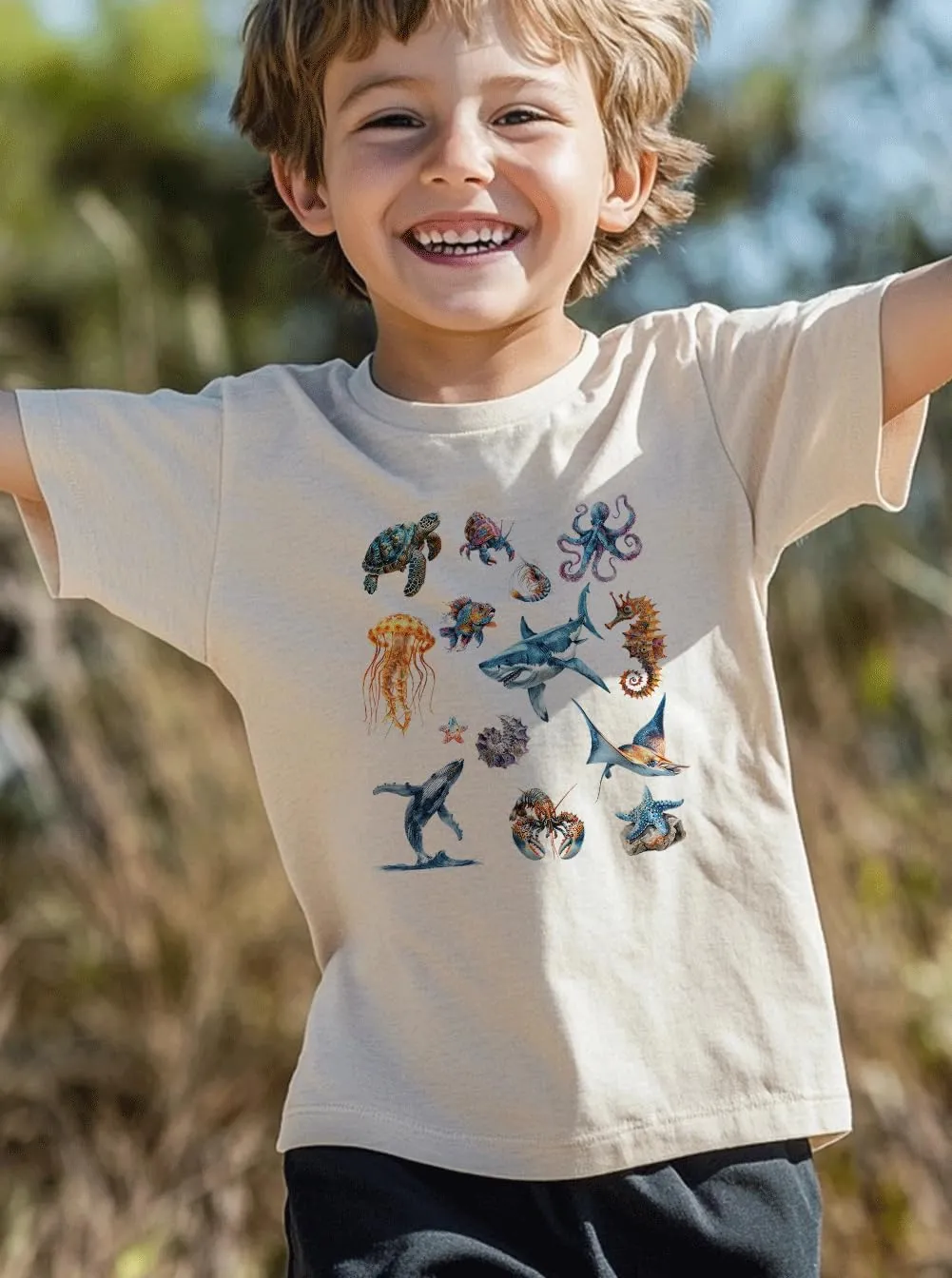 Toddler Baby Boys Short Sleeve Graphic T-Shirt Top Funny Letters Print Cotton Tee