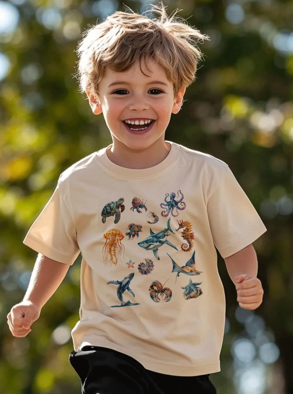 Toddler Baby Boys Short Sleeve Graphic T-Shirt Top Funny Letters Print Cotton Tee