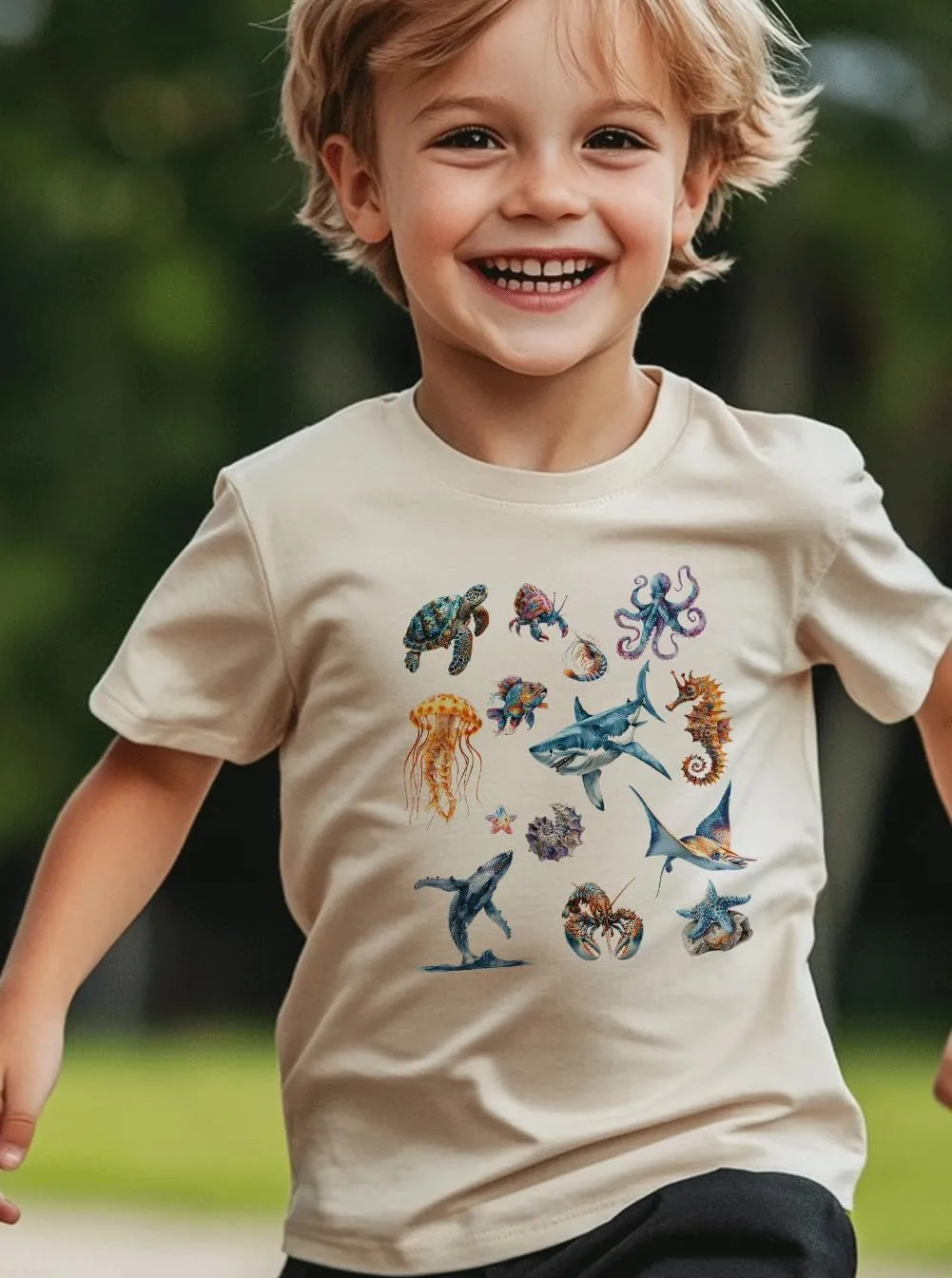 Toddler Baby Boys Short Sleeve Graphic T-Shirt Top Funny Letters Print Cotton Tee