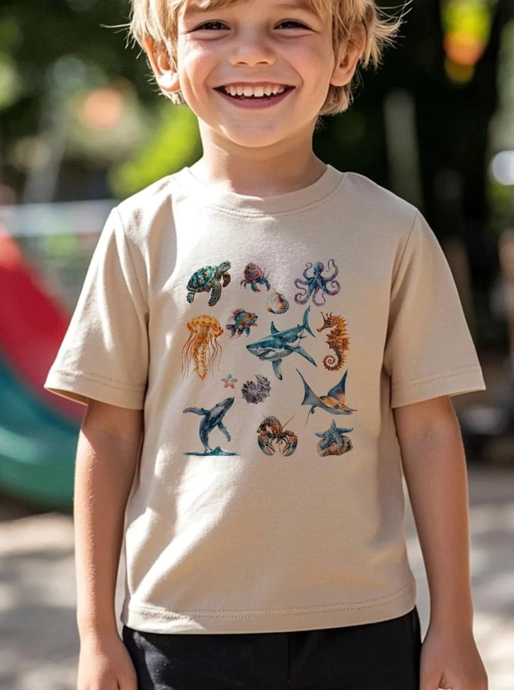 Toddler Baby Boys Short Sleeve Graphic T-Shirt Top Funny Letters Print Cotton Tee