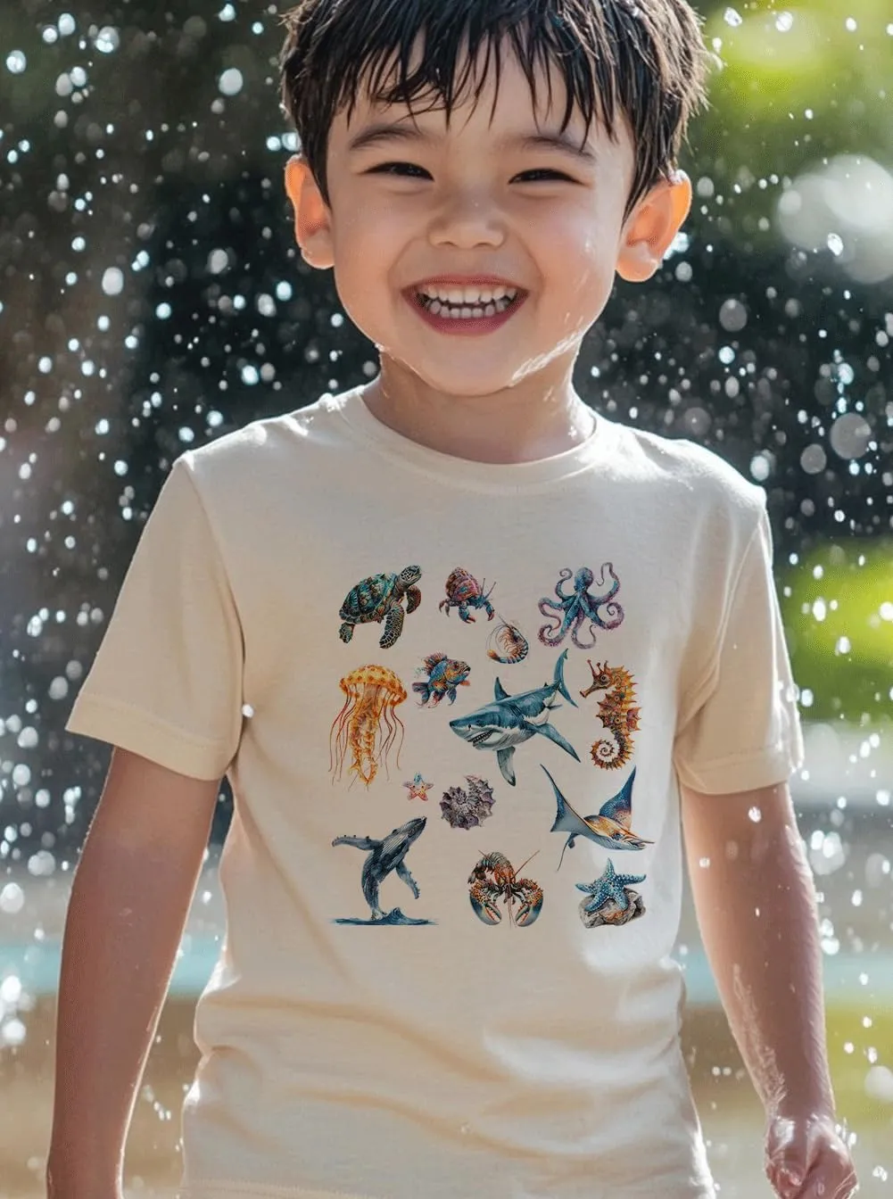 Toddler Baby Boys Short Sleeve Graphic T-Shirt Top Funny Letters Print Cotton Tee