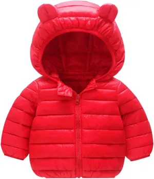 Toddler Boys Girls Winter Down Jacket Outerwear Coats Snowsuit Parka Windproof Overcoat Outerwear Jacket