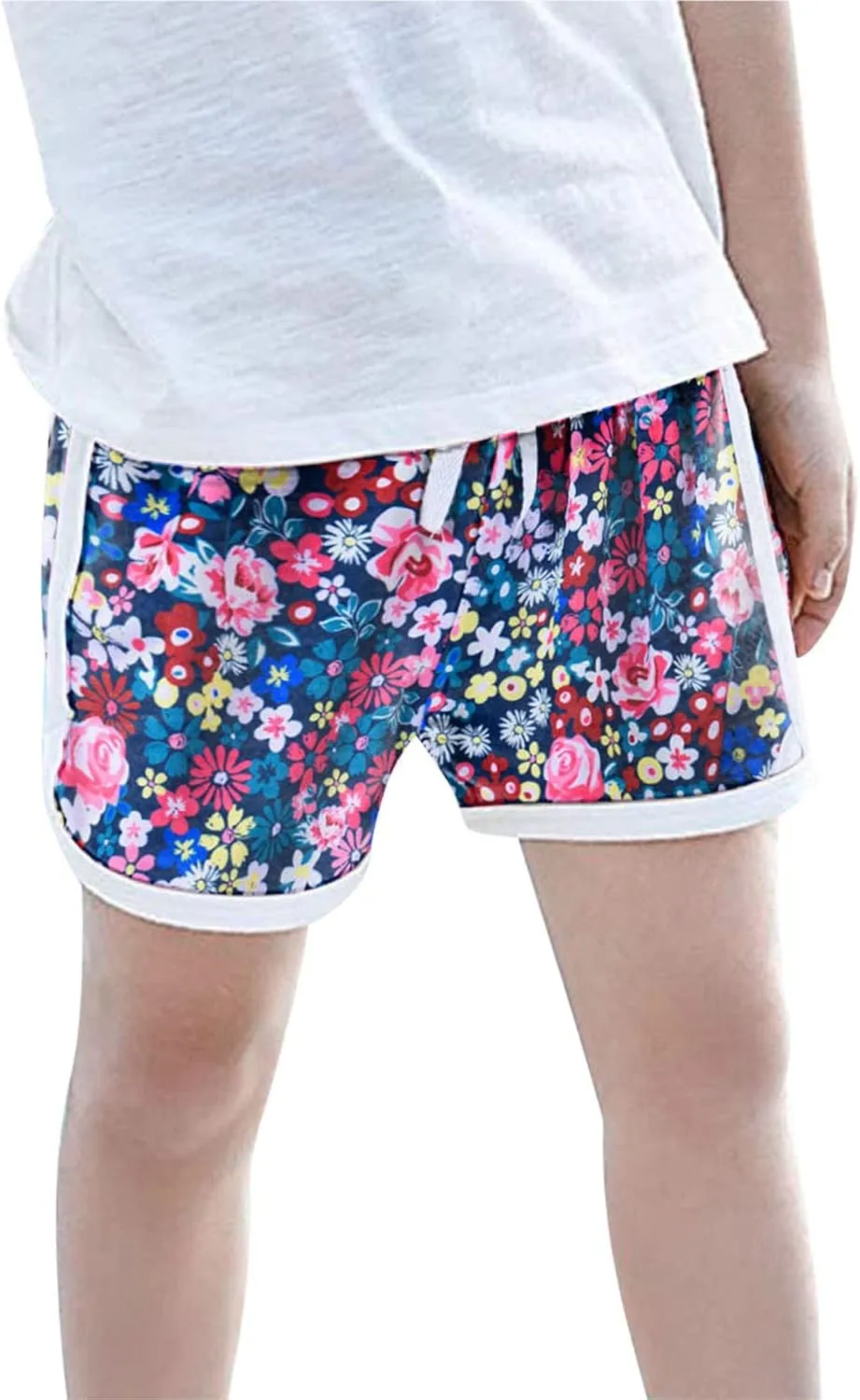 Toddler Girls Athletic Shorts Cotton Soccer Basketball Biker Shorts Kids Quick Dry Gym Sports Running Short Pants