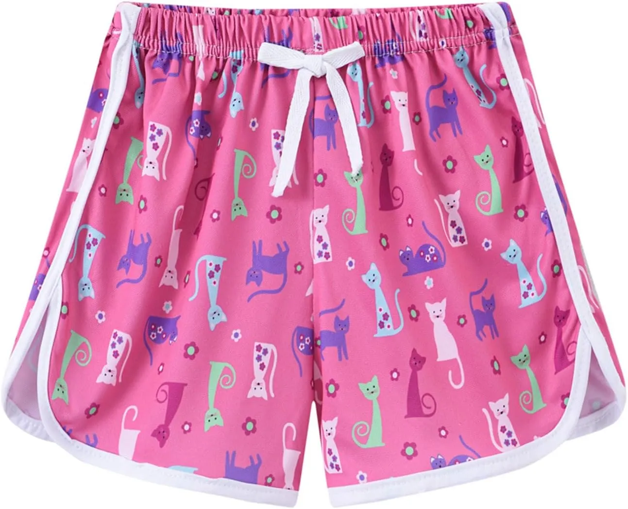 Toddler Girls Athletic Shorts Cotton Soccer Basketball Biker Shorts Kids Quick Dry Gym Sports Running Short Pants