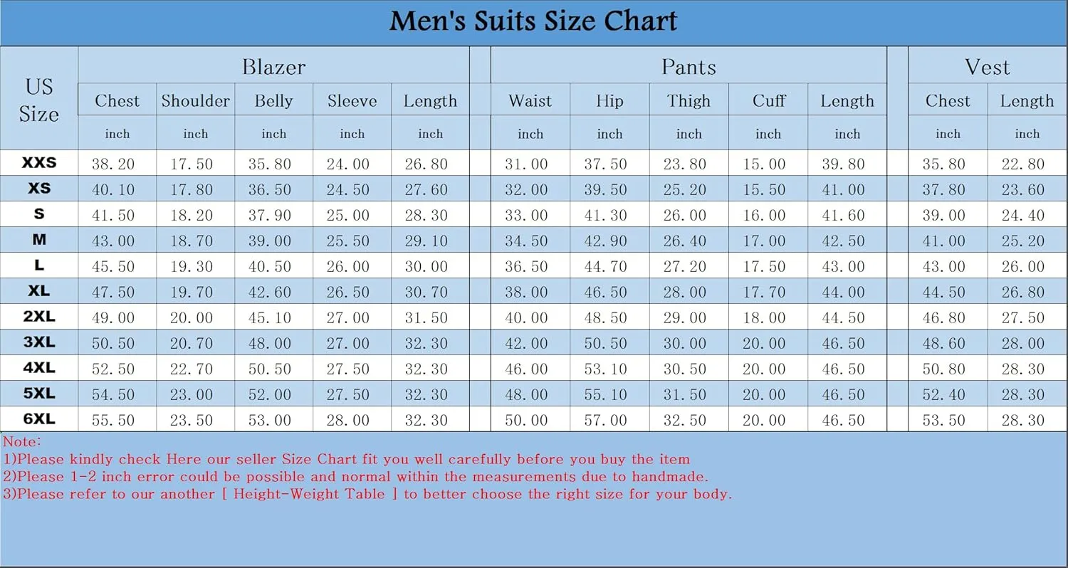 Tuxedo for Men Slim Fit 3 Piece Suits One Button Formal Wedding Groomsmen Suit Prom Tuxedo Suits
