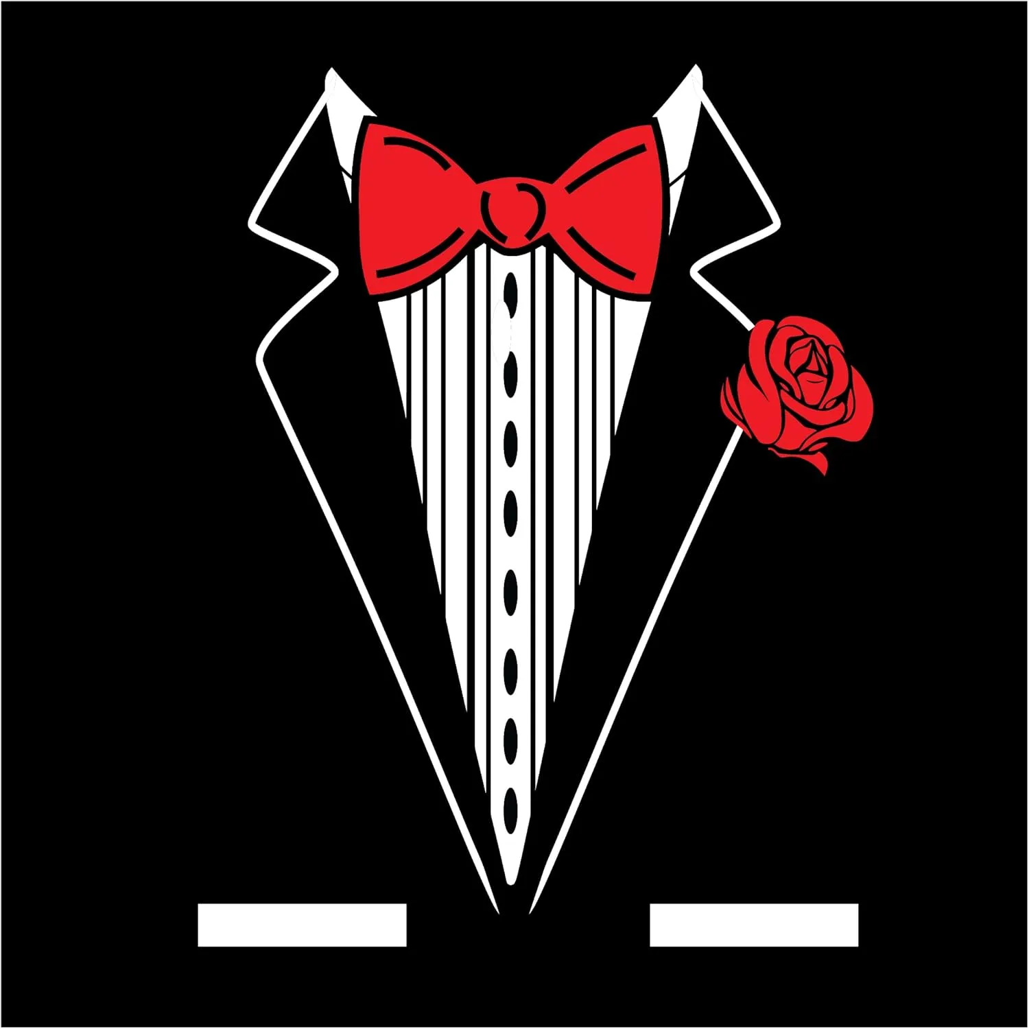 Tuxedo Homecoming Formal Graduation Prom Costume New Years Eve Tux T Shirt