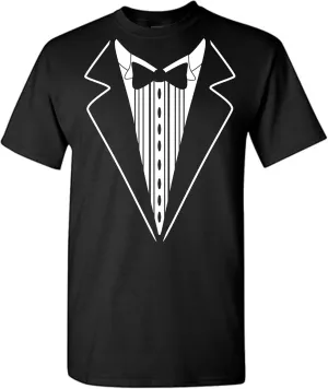 Tuxedo Homecoming Formal Graduation Prom Costume New Years Eve Tux T Shirt