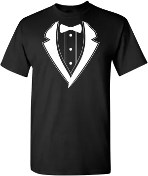 Tuxedo Homecoming Formal Graduation Prom Costume New Years Eve Tux T Shirt