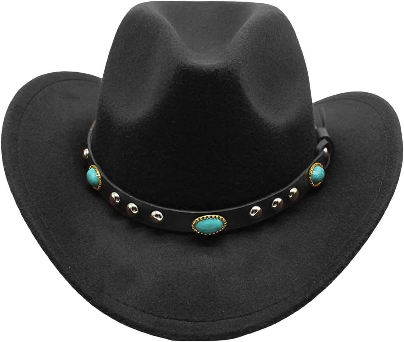 Western Cowboy Hats for Women, Cowgirl Hat with Feathers, Straw Cowboy Hat, Men Halloween Party Costume Accessory