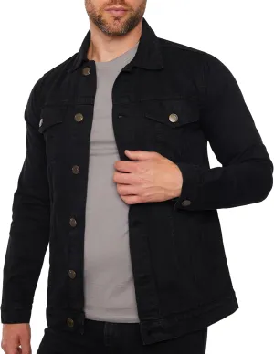 Western Denim Jacket Mens | Classic Trucker Denim Jackets For Men UK | Casual Outerwear mens jacketsMens Jackets With Pocket | Button Down Mens Denim Jackets | Jean Jackets Mens