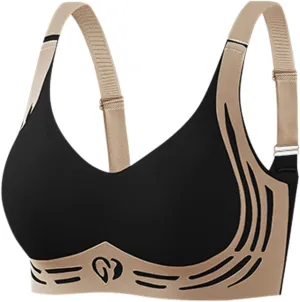 Wireless Push-up Bra, Super Gather Bra Wireless Push-up Bra, Wireless Bras with Support and Lift, Anti Sagging Bras
