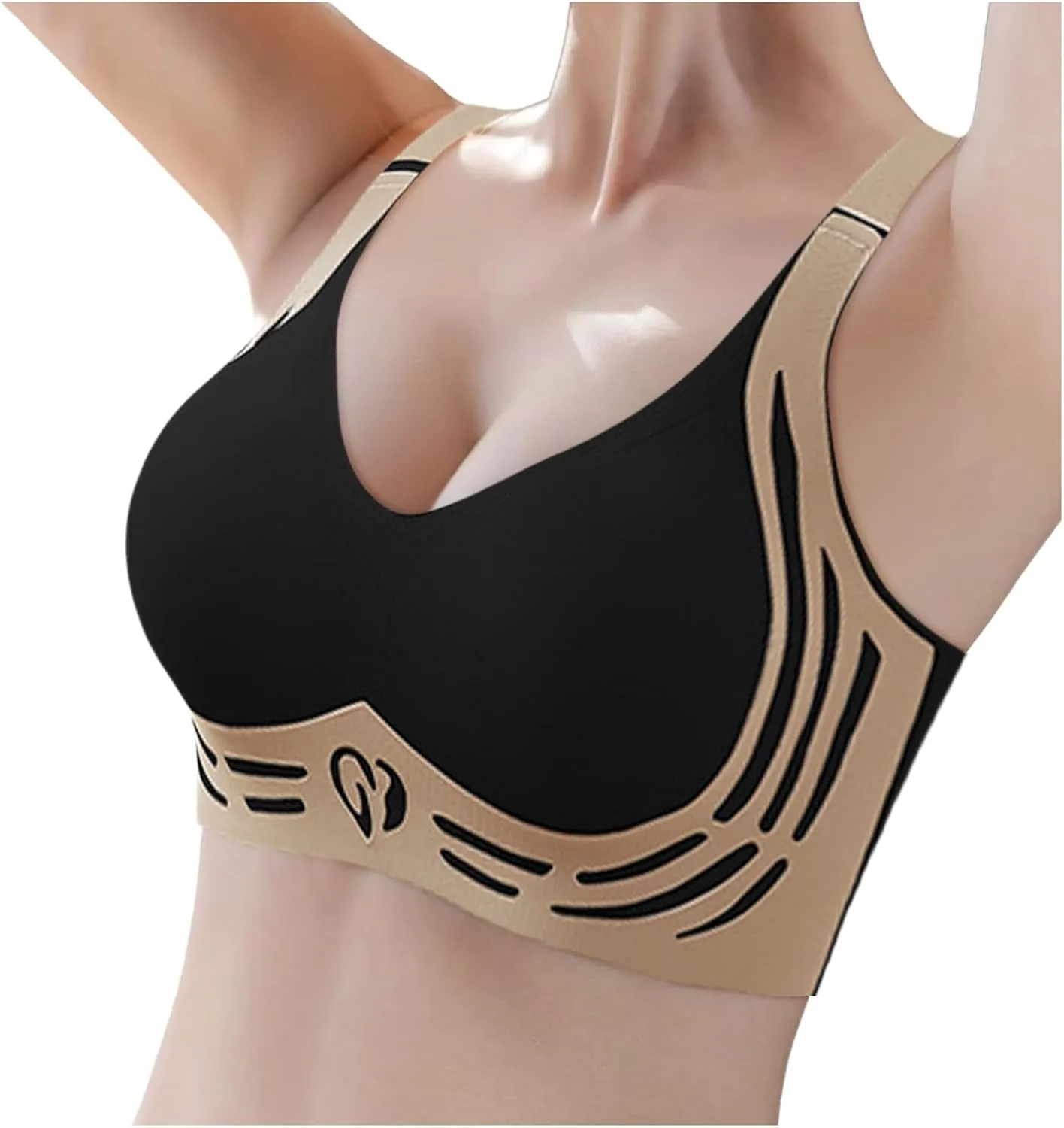 Wireless Push-up Bra, Super Gather Bra Wireless Push-up Bra, Wireless Bras with Support and Lift, Anti Sagging Bras