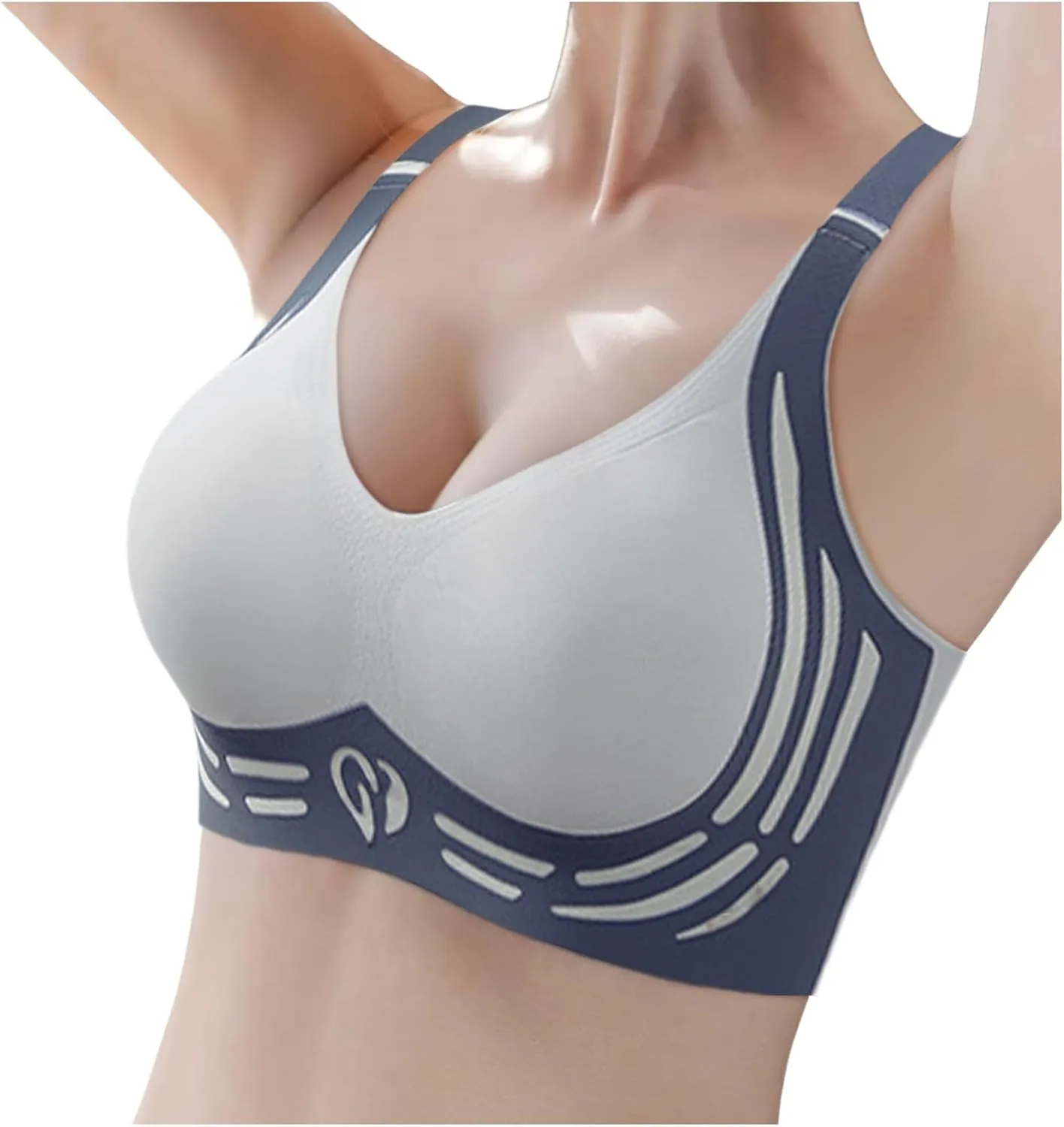 Wireless Push-up Bra, Super Gather Bra Wireless Push-up Bra, Wireless Bras with Support and Lift, Anti Sagging Bras