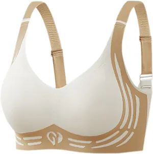 Wireless Push-up Bra, Super Gather Bra Wireless Push-up Bra, Wireless Bras with Support and Lift, Anti Sagging Bras