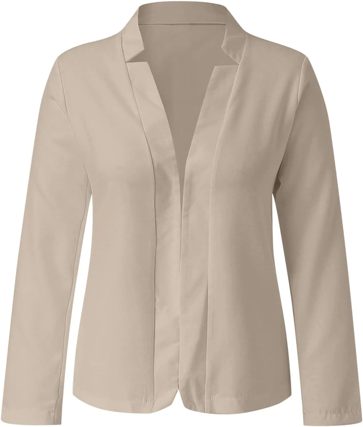 Women Bussiness Blazers Casual Open Front Long Sleeve Work Office Blazer Jacket Button Lapel Blazer 2024