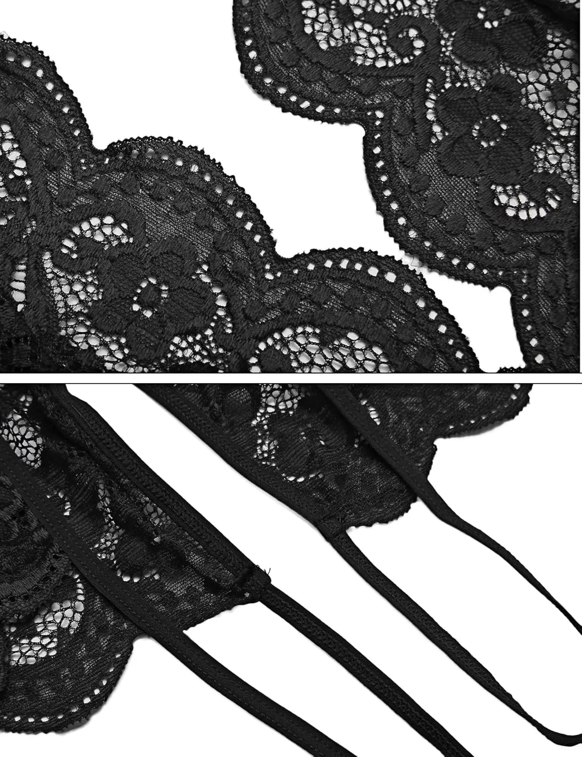 Women Lingerie for Women Deep V Halter One Piece Teddy Bodysuit