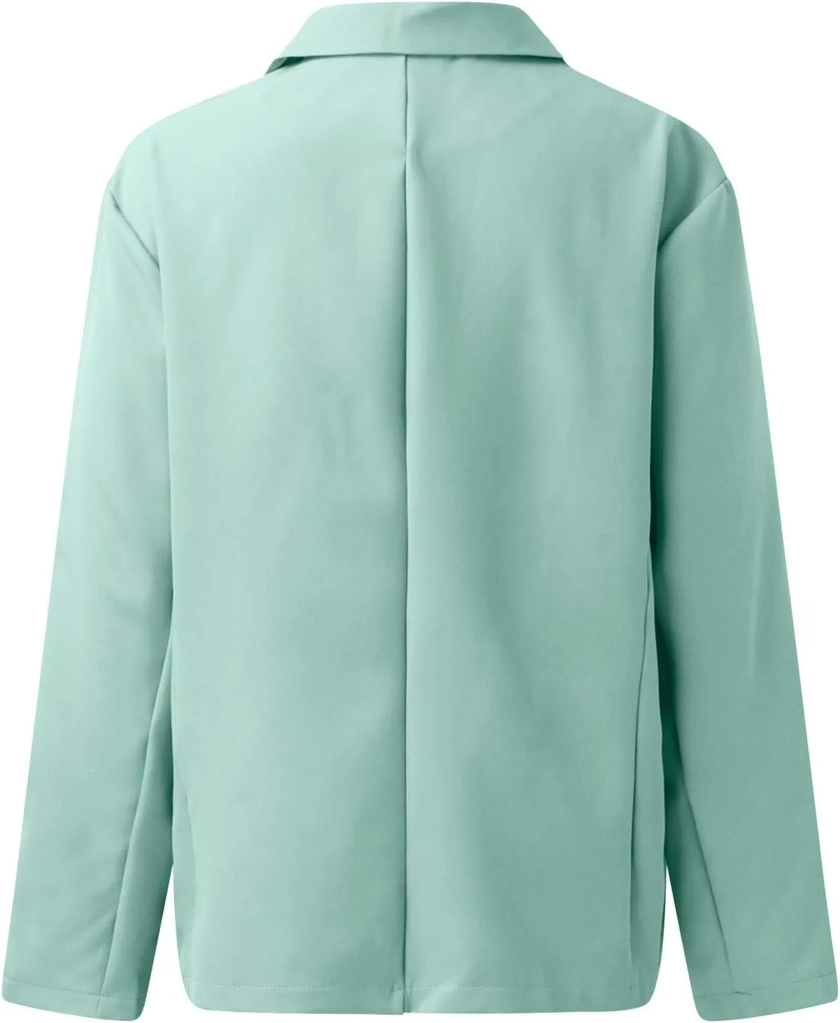 Women Open Front Blazers 2024 Sleeve Front Notched Collar Suit Cardigan Cardigan Fall Fashion Work Office Blazer