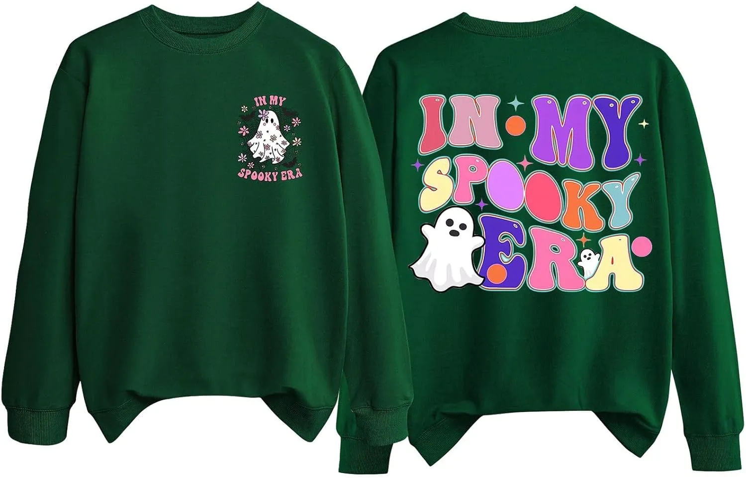Women Sweater Printed Halloween Pullover Hoodie No Hoodie Casual Fit Basics Womens Clothing Women Lightweight