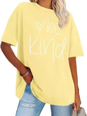 Women T Shirts Short Sleeve Tees Summer Oversized Crewneck Casual Fashion Graphic Printed Loose Tops Blouses 2025