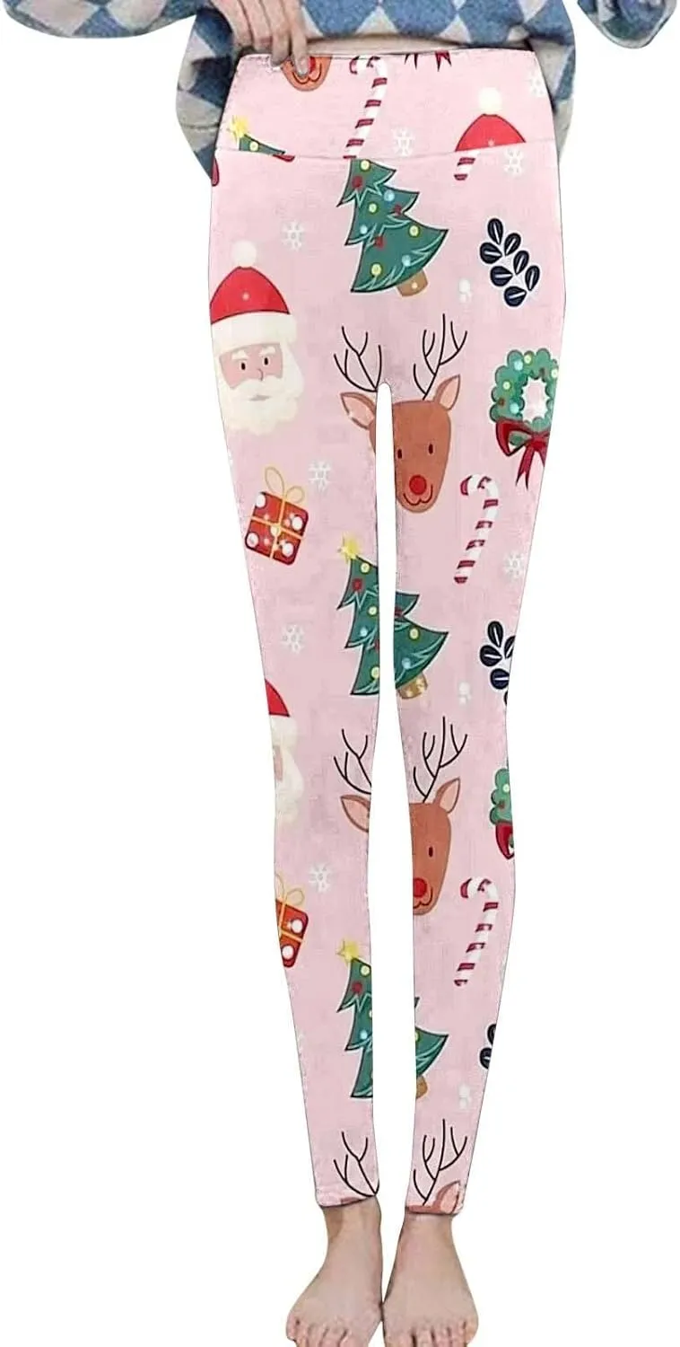 Women's Activewear Leggings Halloween Print Cute Style Leggings Workout Leggings for Women 4 Way Stretch Flare