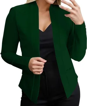 Women's Blazers & Suit Jackets Causal Ladies Top Long Sleeve Causal Fancy Jackets Pluse Size Herringbone Coat