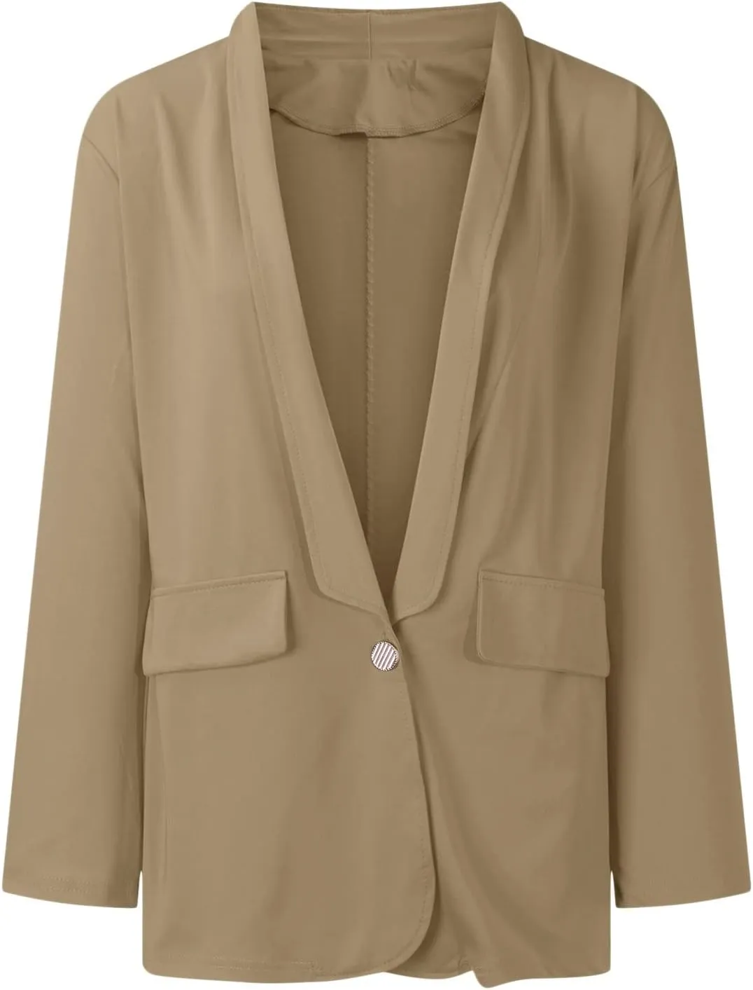Womens Blazers Casual Lightweight Long Sleeve Suit Jackets Open Front Business Cardigan 2024 Fall Fashion Work Jacket