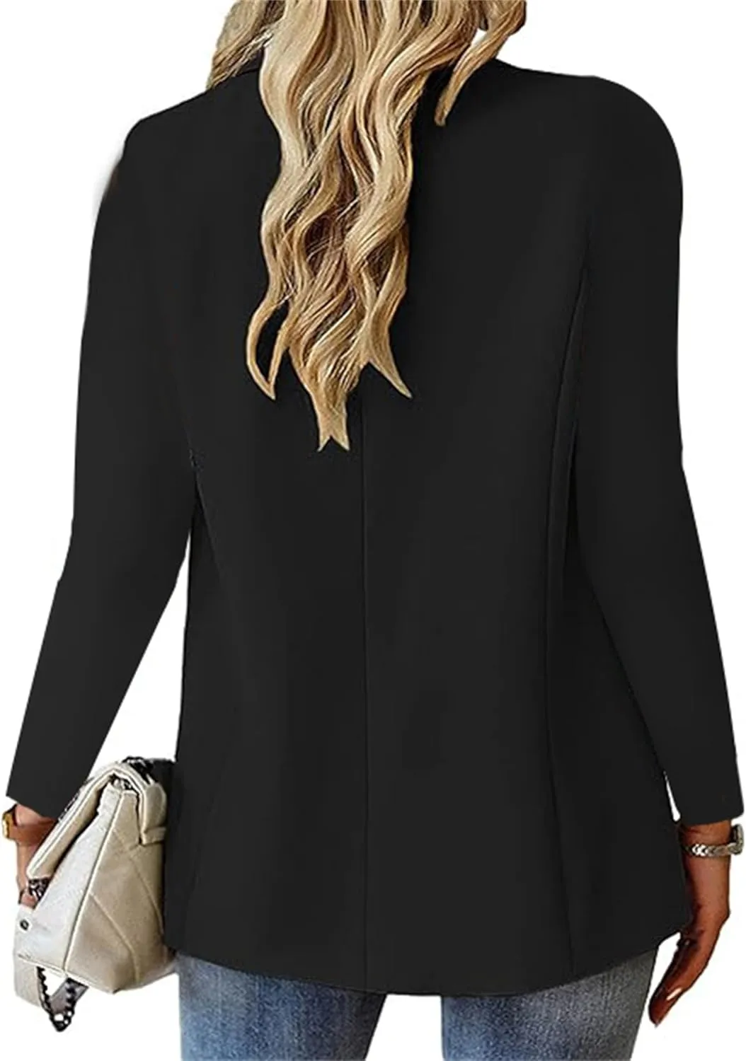 Womens Blazers for Work Casual Business Dress Blazer Jackets Office Work Suit Jackets Dressy Long Sleeve Cardigan Coat