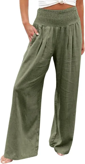 Womens Cargo Sweatpants Winter Velour Yoga Capris with Pockets High Waisted Flare Leggings