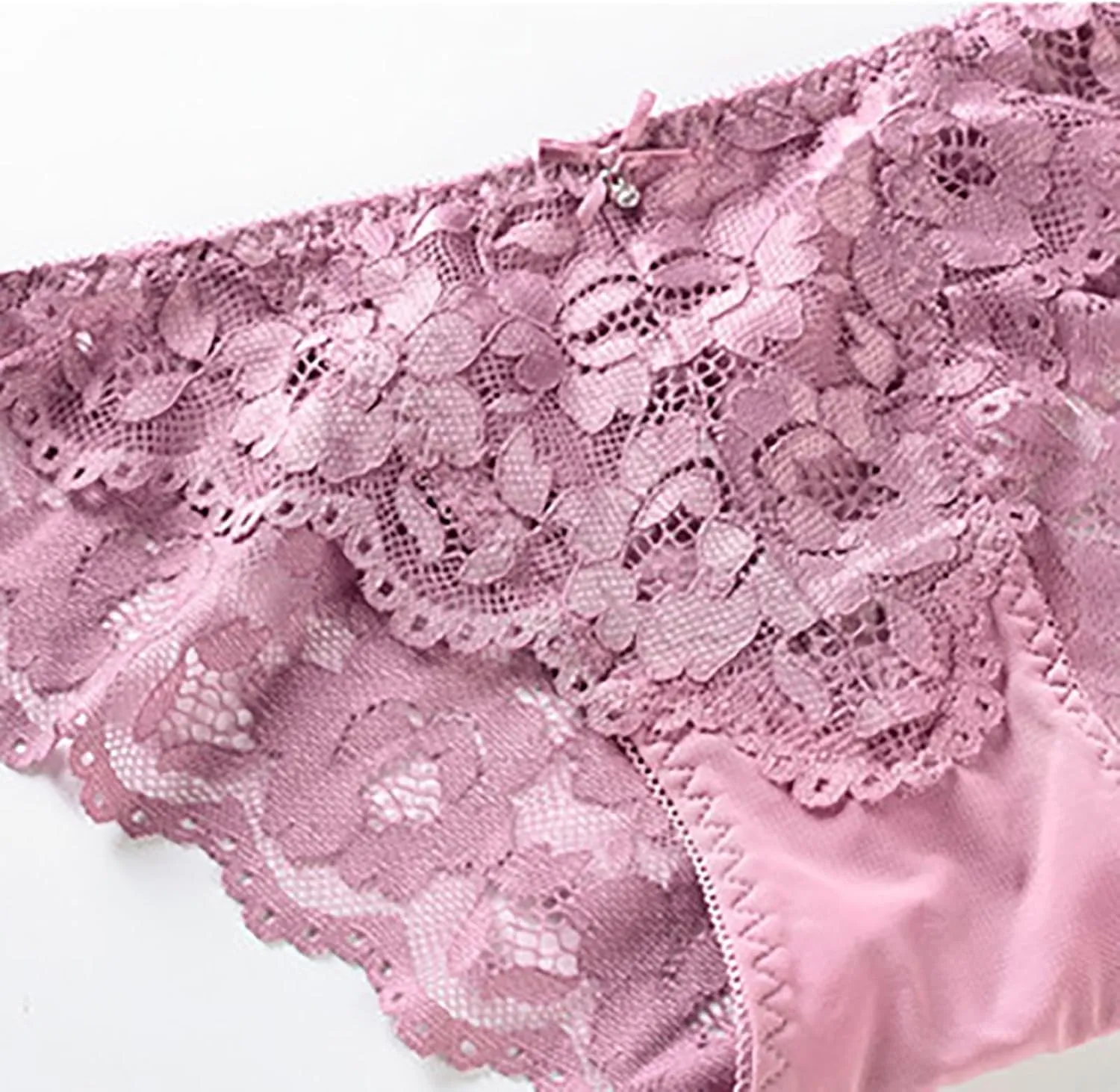 Women's Lace Bra and Panty Sets Sexy 2 Piece Lingerie Set Matching Underwear Outfits Push Up Sheer Bralette Set