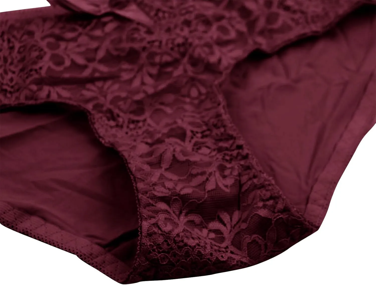Women's Lingerie Sets 2 Piece Lace V Neck Push Up Full Coverage Bra and Panty Set Support and Lift Bralettes