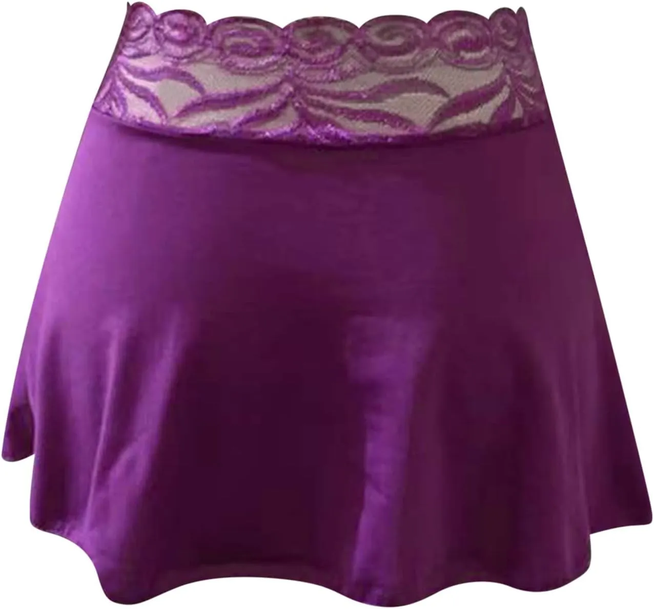 Women's Mesh & Lace Mini Skirt : Sexy Pleated Skirts for Festival Costumes, Rave Party Schoolgirl Outfits