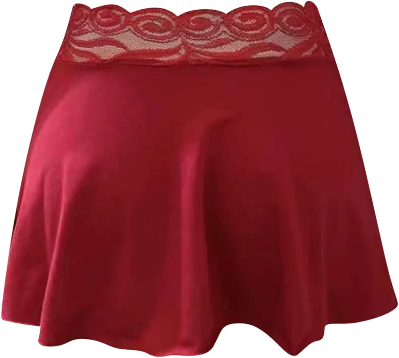 Women's Mesh & Lace Mini Skirt : Sexy Pleated Skirts for Festival Costumes, Rave Party Schoolgirl Outfits