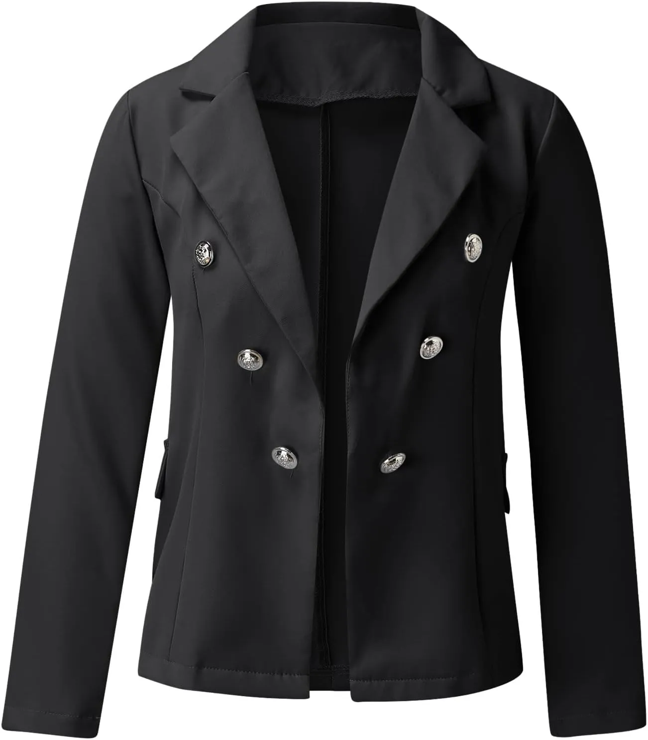 Womens Plaid Blazer Tweed for Women Jackets Buttonn Dressy Lightweight Cardigan Pluse Size Herringbone Jacket