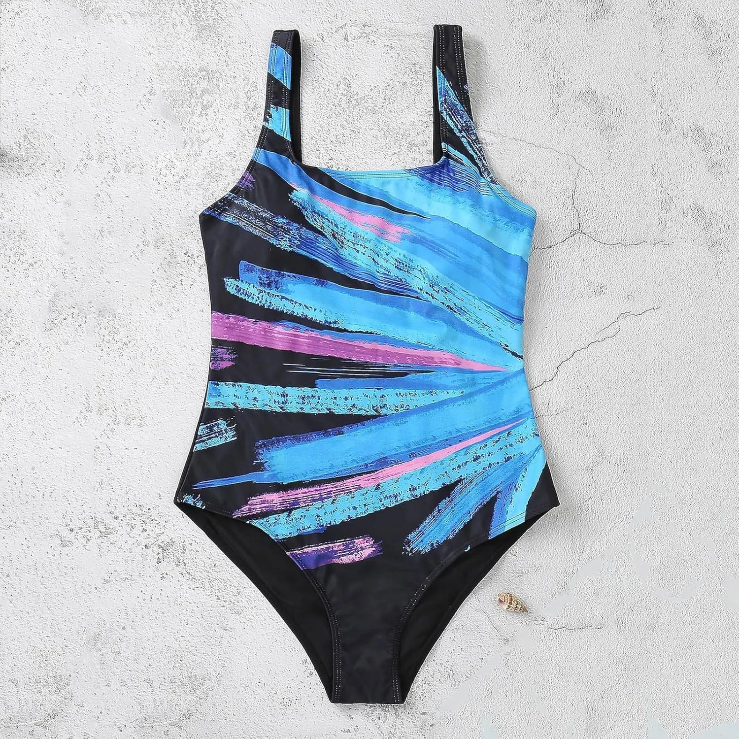 Womens Tummy Control Bathing Suits Wrap Tie Back Monokini Swimwear 1 Swimsuit Bathing Suits Athletic Modest Swimwear