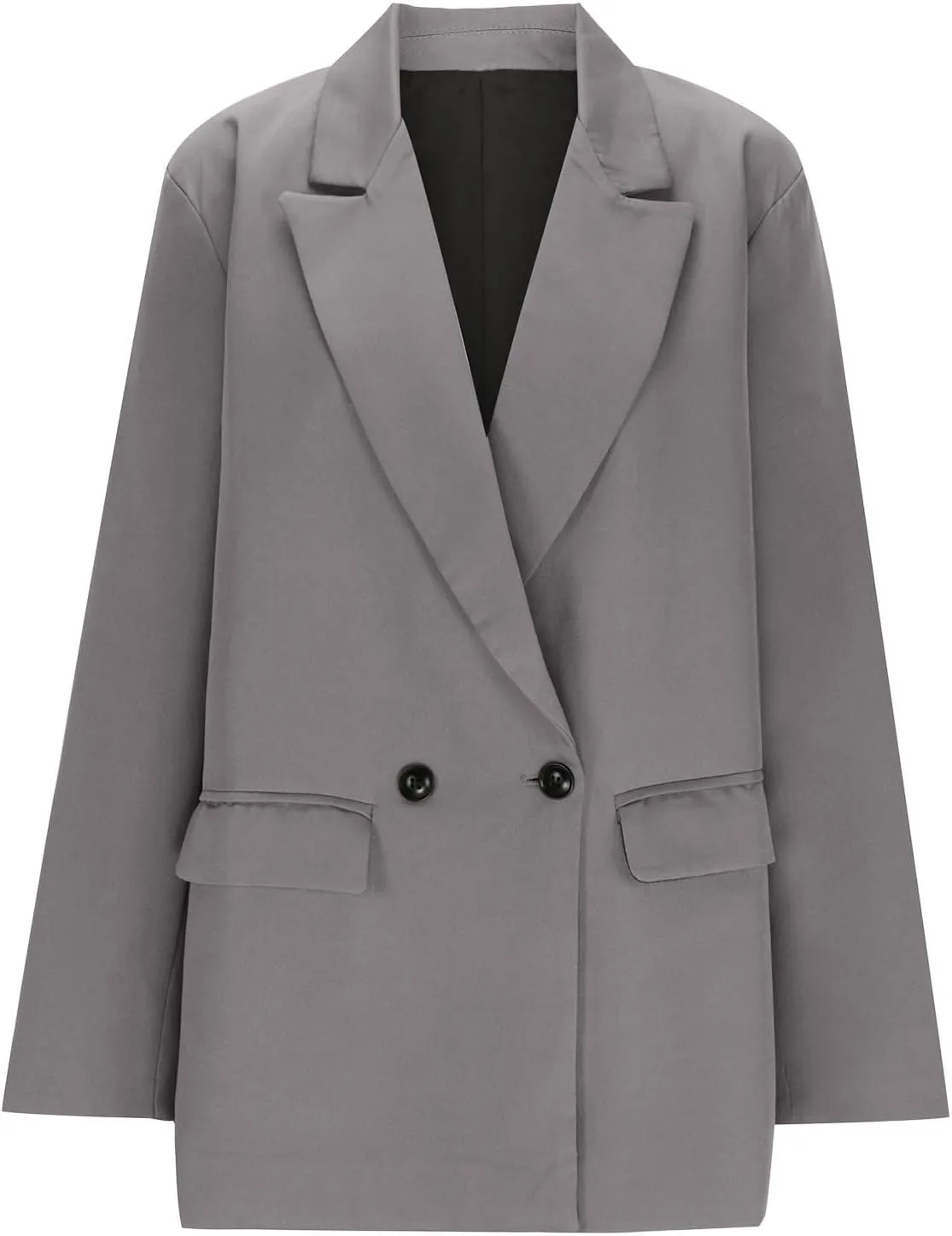 Xiaojmake Blazers for Women 2025 Trendy Business Casual Jacket Long Sleeve Open Front Cardigan Coat Spring Fashion Work Suit